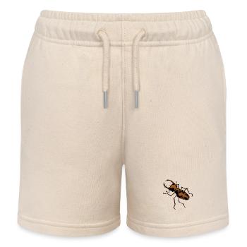 Hirschkäfer Insekt Insekten Geweih Insekten - Kinder Organic Joggingshorts Mini Bolter von Stanley/Stella - Natur - Vorne