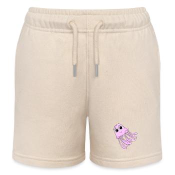 méduse - Short de jogging enfant bio Stanley/Stella - écru doux - Devant