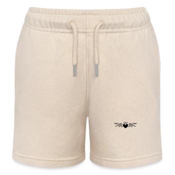 Coeur Ange aile ange - Short de jogging enfant bio Stanley/Stella - écru doux - Devant