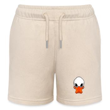 Canard méchant - Short de jogging enfant bio Stanley/Stella - écru doux - Devant