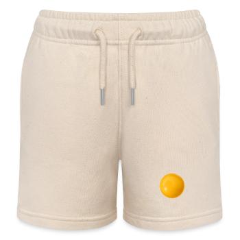 Spiegelei Kostüm Eigelb Für Frühstück Brunch Liebe - Kinder Organic Joggingshorts Mini Bolter von Stanley/Stella - Natur - Vorne