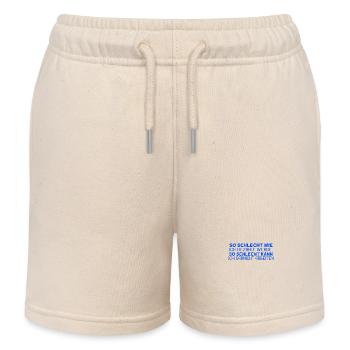 lustige Sprüche Spruch / Arbeiten Beruf - Kinder Organic Joggingshorts Mini Bolter von Stanley/Stella - Natur - Vorne