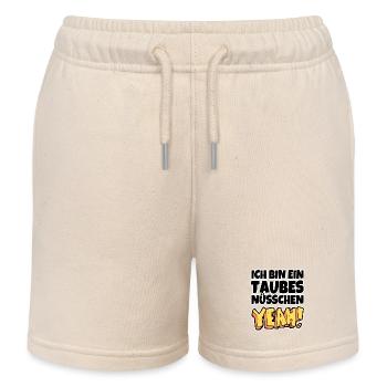 Ich bin ein taubes Nüsschen yeah Spruch Fernsehen - Kinder Organic Joggingshorts Mini Bolter von Stanley/Stella - Natur - Vorne