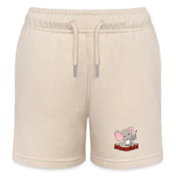 Xmas Baby spielen Trommel Lärm Schreien trommeln - Kinder Organic Joggingshorts Mini Bolter von Stanley/Stella - Natur - Vorne