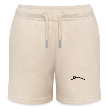 House Roof - Kids Organic Sweat Shorts by Stanley/Stella - soft Ecru - Front