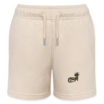 Salamandre de feu Kawaii - Short de jogging enfant bio Stanley/Stella - écru doux - Devant
