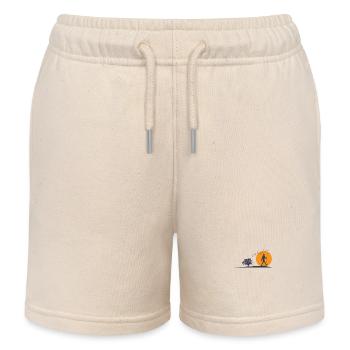 Sonnenaufgang Nordic Walking Stöcke Fitness - Kinder Organic Joggingshorts Mini Bolter von Stanley/Stella - Natur - Vorne