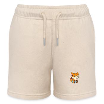 Kawaii Baby Fuchs - Kinder Organic Joggingshorts Mini Bolter von Stanley/Stella - Natur - Vorne