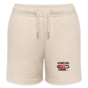 Altenpfleger Loading - Kinder Organic Joggingshorts Mini Bolter von Stanley/Stella - Natur - Vorne