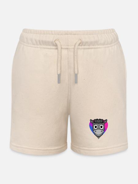 Bisexuell Esel Geschenk - Kinder Organic Joggingshorts Mini Bolter von Stanley/Stella - Natur