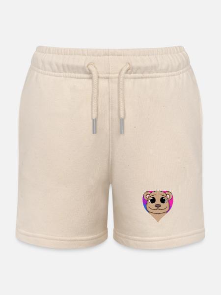 Bisexuell Braunbär Geschenk - Kinder Organic Joggingshorts Mini Bolter von Stanley/Stella - Natur