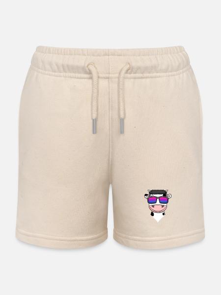 Bisexuell Kuh Geschenk - Kinder Organic Joggingshorts Mini Bolter von Stanley/Stella - Natur