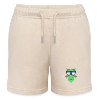 Transgender Transsexuell Alien Geschenk - Kinder Organic Joggingshorts Mini Bolter von Stanley/Stella - Natur - Vorne