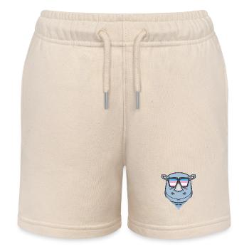 Transgender Transsexuell Nashorn Geschenk - Kinder Organic Joggingshorts Mini Bolter von Stanley/Stella - Natur - Vorne