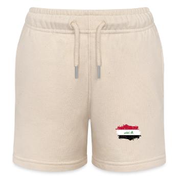 Annonces Flag Grunge Annonces Flag - Short de jogging enfant bio Stanley/Stella - écru doux - Devant
