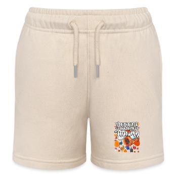 Medizin Für Das Glück Bei Autumn Cat Gummies - Kinder Organic Joggingshorts Mini Bolter von Stanley/Stella - Natur - Vorne