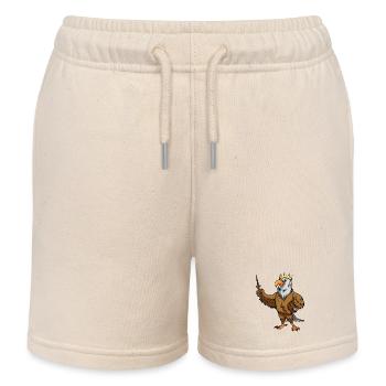 Vogel Adler königlich König Majestät Märchen Kind - Kinder Organic Joggingshorts Mini Bolter von Stanley/Stella - Natur - Vorne