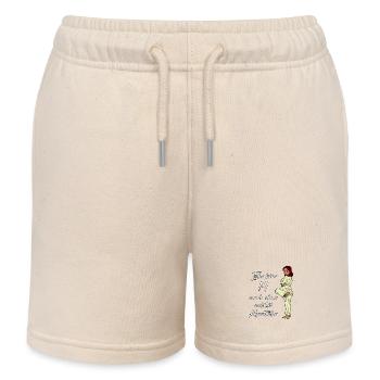 Ich bin 14 - Mädchen Karate - Kinder Organic Joggingshorts Mini Bolter von Stanley/Stella - Natur - Vorne