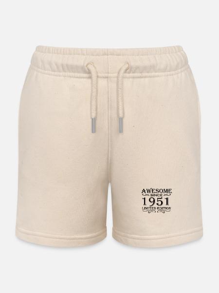 1951 - Kinder Organic Joggingshorts Mini Bolter von Stanley/Stella - Natur