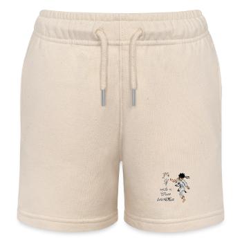 Ich bin 9 - Jungen Karate - Kinder Organic Joggingshorts Mini Bolter von Stanley/Stella - Natur - Vorne