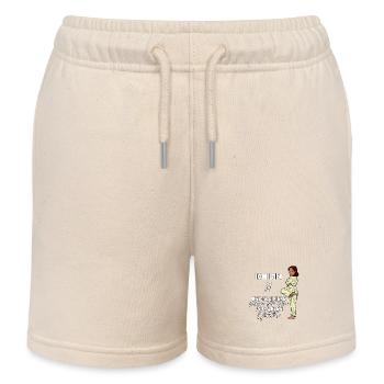 Ich bin 11 - Mädchen Karate - Kinder Organic Joggingshorts Mini Bolter von Stanley/Stella - Natur - Vorne