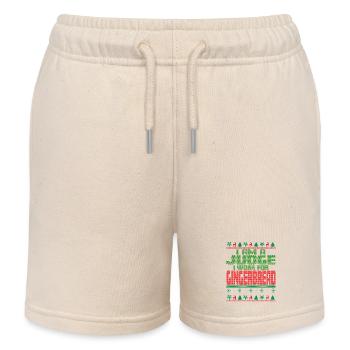 Richter Weihnachten Spruch - Kinder Organic Joggingshorts Mini Bolter von Stanley/Stella - Natur - Vorne