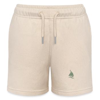 Voilier Licence voile - Short de jogging enfant bio Stanley/Stella - écru doux - Devant