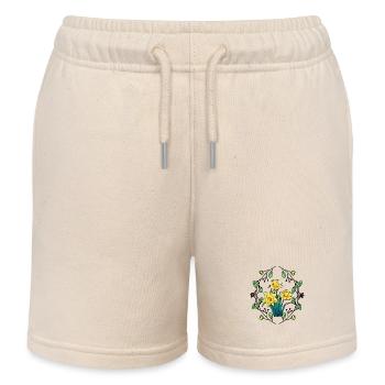 Cooking Flowers Daffodils Nature Gardener Flora - Kids Organic Sweat Shorts by Stanley/Stella - soft Ecru - Front