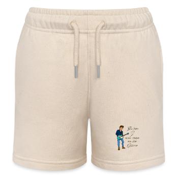 Ich bin 3 - Jungen Gitarrist - Kinder Organic Joggingshorts Mini Bolter von Stanley/Stella - Natur - Vorne