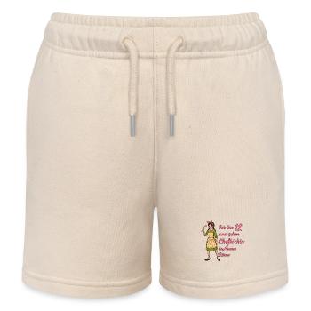 Ich bin 12 - Mädchen Koch - Kinder Organic Joggingshorts Mini Bolter von Stanley/Stella - Natur - Vorne