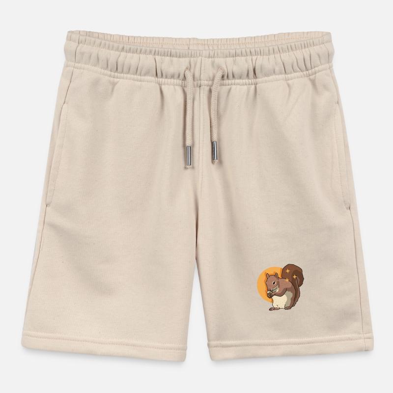 Süßes Eichhörnchen Grauhörnchen Geschenk Kinder Organic Joggingshorts Mini Bolter von Stanley/Stella