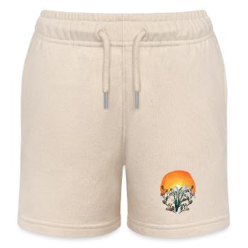 Sonnenschein Frühling Schneeglöckchen Österreich - Kinder Organic Joggingshorts Mini Bolter von Stanley/Stella - Natur - Vorne