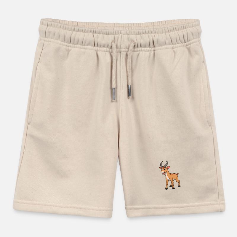 Kawaii Impala Kids Organic Sweat Shorts by Stanley/Stella