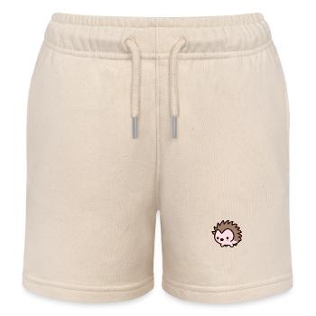 Mignon Kawaii Hedgehog Design - Short de jogging enfant bio Stanley/Stella - écru doux - Devant