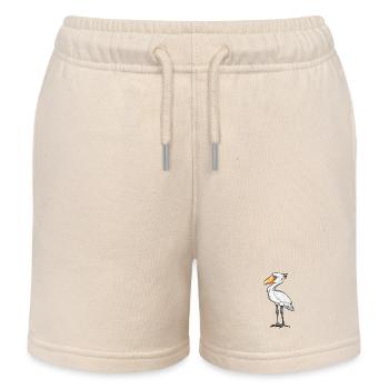 Kawaii Abu Markub - Kinder Organic Joggingshorts Mini Bolter von Stanley/Stella - Natur - Vorne