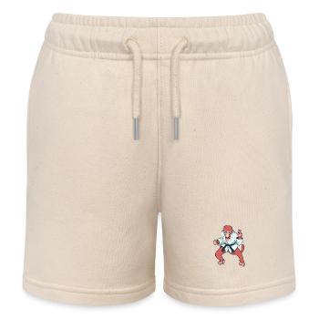 Comic Affe macht Karate - Kinder Organic Joggingshorts Mini Bolter von Stanley/Stella - Natur - Vorne