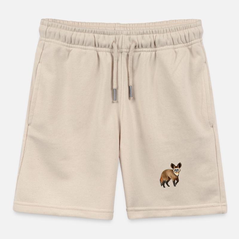 Zeichnung eines Löffelhund Kinder Organic Joggingshorts Mini Bolter von Stanley/Stella