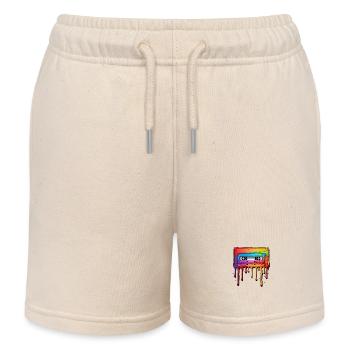 Cassette - Short de jogging enfant bio Stanley/Stella - écru doux - Devant