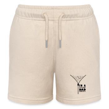 I'm a Programmer Dad Nothing Scares Me - Kids Organic Sweat Shorts by Stanley/Stella - soft Ecru - Front