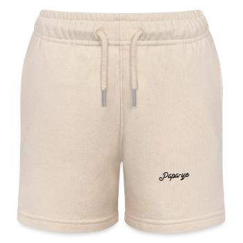Papa-ye Chic - Short de jogging enfant bio Stanley/Stella - écru doux - Devant