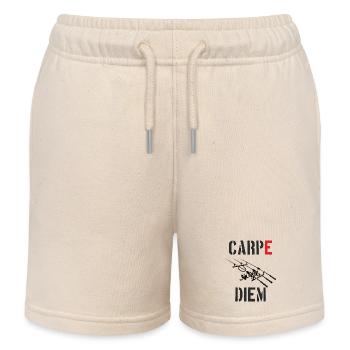 Low Carpe Diem Carphunters Carp Carp Angler - Short de jogging enfant bio Stanley/Stella - écru doux - Devant