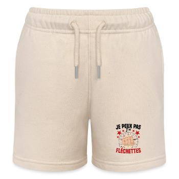 Mann, ich kann nicht, ich habe Darts - Kinder Organic Joggingshorts Mini Bolter von Stanley/Stella - Natur - Vorne