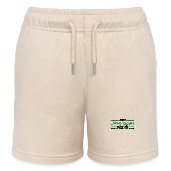 Bauerstraum - Kinder Organic Joggingshorts Mini Bolter von Stanley/Stella - Natur - Vorne