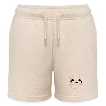 Anime Lächeln - Kinder Organic Joggingshorts Mini Bolter von Stanley/Stella - Natur - Vorne