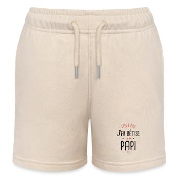 I can't, I've messed up with my grandpa. Gift Idea - Kids Organic Sweat Shorts by Stanley/Stella - soft Ecru - Front