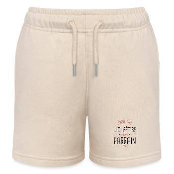 I can't I messed up with Godfather. For a baby. - Kids Organic Sweat Shorts by Stanley/Stella - soft Ecru - Front