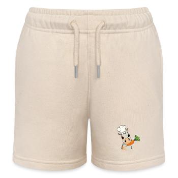 Pony Koch Rübe Hobbykoch Kind Baby Kochkunst - Kinder Organic Joggingshorts Mini Bolter von Stanley/Stella - Natur - Vorne