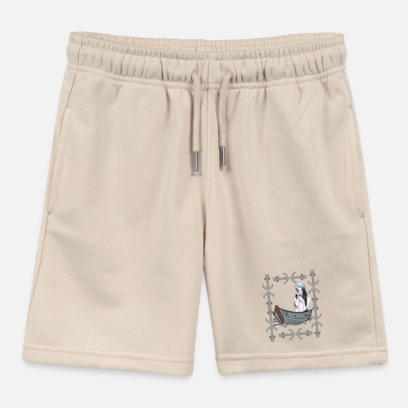Maritim Boot Anker Mädchen Matrose Boote Meer See Kinder Organic Joggingshorts Mini Bolter von Stanley/Stella