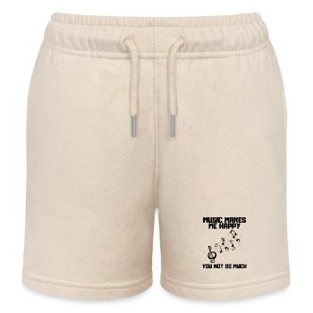 Musik Sänger Zupfinstrument Gitarrist Musiker - Kinder Organic Joggingshorts Mini Bolter von Stanley/Stella - Natur - Vorne