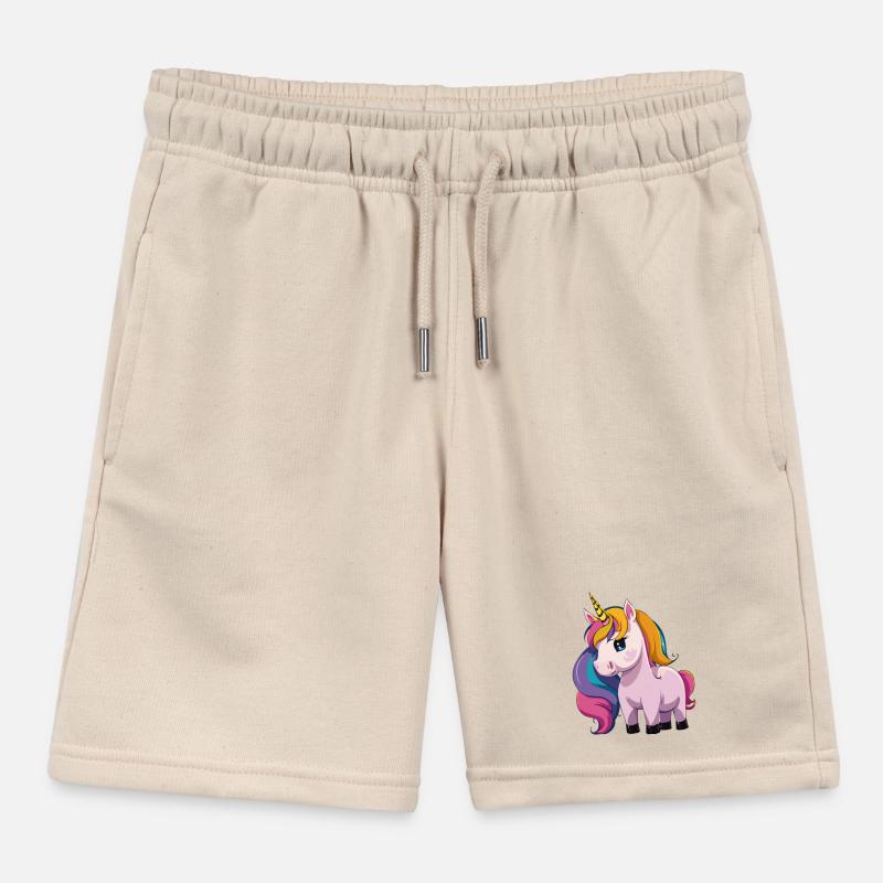 unicorn Kids Organic Sweat Shorts by Stanley/Stella